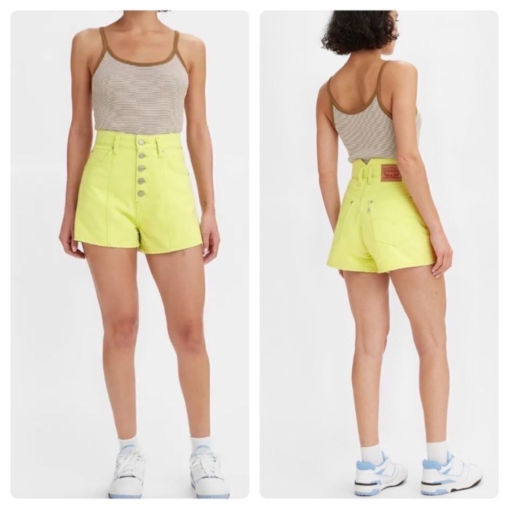 Levi's Notch High Waisted Mom Shorts Size 29